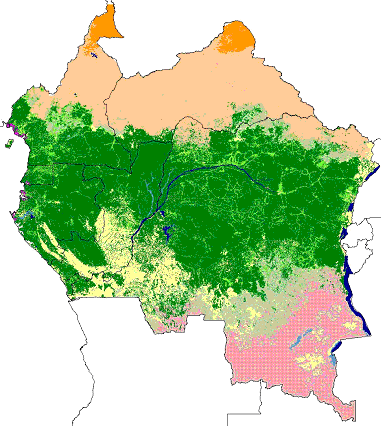 Vegetation Map of Central Africa